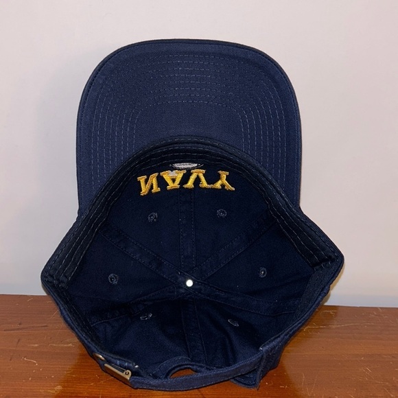 Men’s US Navy Football Hat - (Adjustable) - Armed Forces Gear‎ - Navy Blue/Gold - Picture 5 of 6